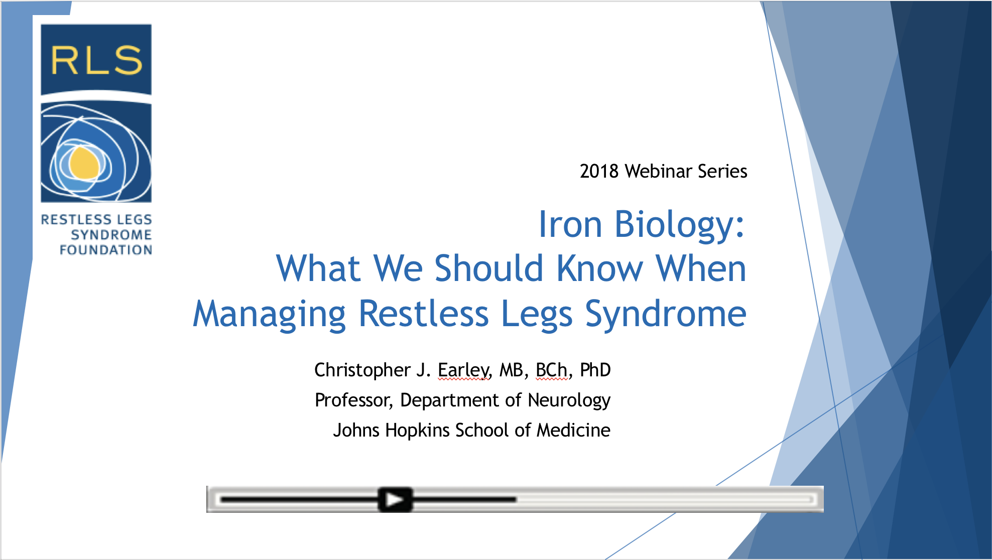 Iron and RLS webinar